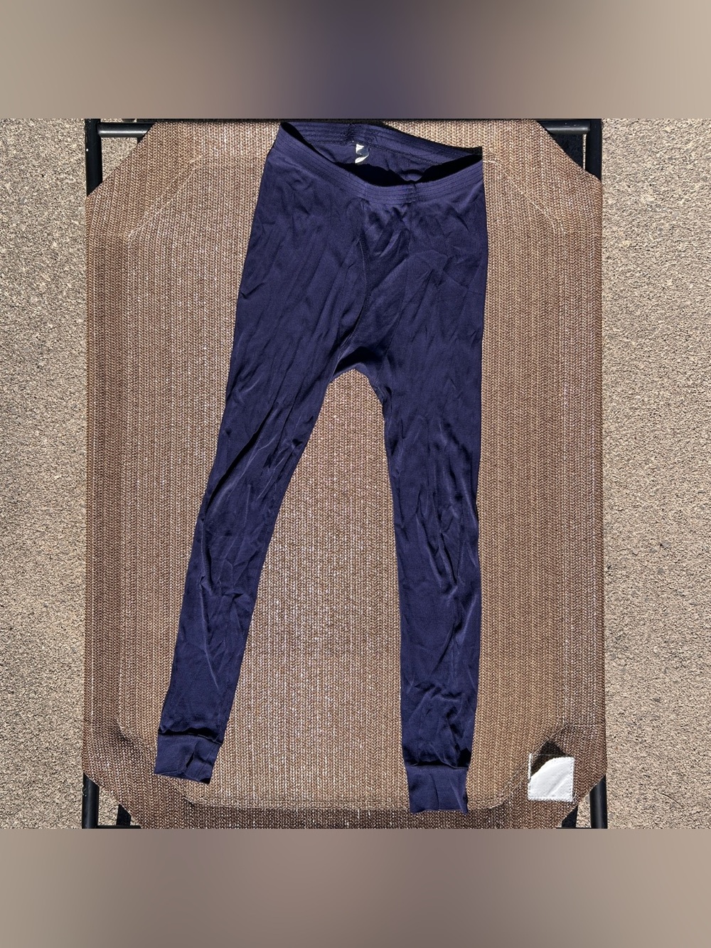 Kenyon Mens Polypropylene Thermal Base Layer Leggings Pants Blue Size L